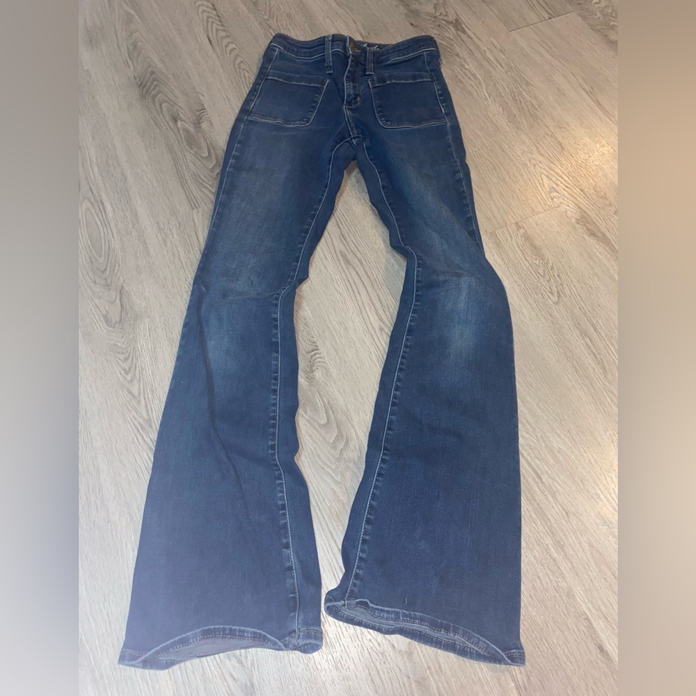 Universal Thread Women's Dark Blue Flare Jeans